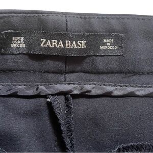 Zara black trousers with lace trim. Like new condition.
